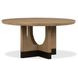 Tristan Swiss Coffee 60" Round Dining Table