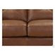 Cassie Latte Leather 62" Loveseat