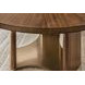 Eleana Medium Brown 66" Round Dining Table