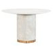 Eleana Beige 48" Round Dining Table