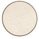 Eleana Medium Brown and Beige Round 22" Marble Top End Table