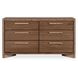 Solara Medium Brown Panel Bedroom Set
