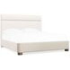Eleana Beige Upholstered Queen Panel Bed