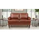 Soleil Brandy Leather 58" Loveseat