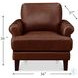 Soleil Brandy Leather Living Room Set