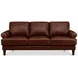 Soleil Brandy Leather 80" Sofa