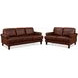 Soleil Brandy Leather Living Room Set