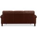 Soleil Brandy Leather 80" Sofa