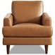 Ada Cognac Brown Leather Living Room Set