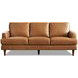 Ada Cognac Brown Leather Living Room Set