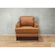 Ada Cognac Leather Upholstered Lounge Chair