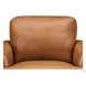 Ada Cognac Leather Upholstered Lounge Chair