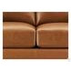 Ada Cognac Leather 80" Sofa