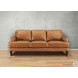 Ada Cognac Leather 80" Sofa