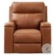 Varden Nutmeg Leather Zero Gravity Power Reclining Living Room Set with Power Headrest and USB Charging