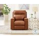 Varden Nutmeg Leather Zero Gravity Power Recliner with Power Headrest and USB Charging