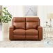 Varden Nutmeg Leather 62" Zero Gravity Power Reclining Loveseat with Power Headrest and USB Charging
