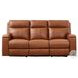 Varden Nutmeg Leather Zero Gravity Power Reclining Living Room Set with Power Headrest and USB Charging