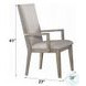 Rocky Gray Oak Arm Chair Set of 2