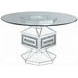 Noralie Clear 52" Round Dining Table