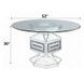 Noralie Clear 52" Round Dining Table