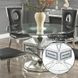 Noralie Clear 52" Round Dining Table