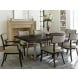 MacArthur Park Beverly Place Brown Extendable Rectangular Dining Table