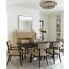 MacArthur Park Beverly Place Brown Extendable Rectangular Dining Table