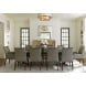 MacArthur Park Beverly Place Brown Extendable Rectangular Dining Table