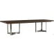 MacArthur Park Beverly Place Brown Extendable Rectangular Dining Table