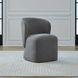 Accent Dining Sapphire Upholstered Dining Chair with Casters