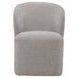 Accent Dining Truffle Upholstered Dining Chair with Casters