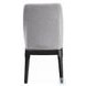 Madan Light Gray Linen and Gray Oak Side Chair Set of 2