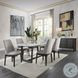 Madan Light Gray Linen and Gray Oak Side Chair Set of 2