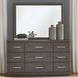 Cascade Falls Satin Espresso 9 Drawer Dresser with Mirror