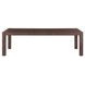 Cascade Falls Satin Espresso 100" Extendable Rectangular Dining Table
