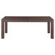 Cascade Falls Satin Espresso 100" Extendable Rectangular Dining Table