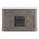 Zumala White and Weathered Oak 3 Door Marble Top Server