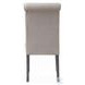 Yabeina Beige Linen and Gray Side Chair Set of 2