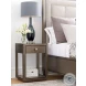 Ariana Charcoal Gray Margaux 1 Drawer Night Table
