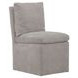 Accent Dining Truffle Upholstered Pillowtop Dining Side Chair with Casters