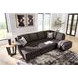Coralene Onyx Performance Fabric Upholstered Rectangular Oversized Accent Ottoman