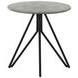 Hadi Cement And Gunmetal End Table