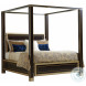 Carlyle Deep Espresso And Gold Regis California King Canopy Bed