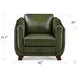 Godfrey Emerald Leather Living Room Set