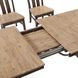 Transitions Driftwood and Sable 96" Extendable Rectangular Dining Table