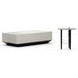 Madera Opal Ash and Modern Walnut Plinth Occasional Table Set