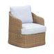 Axel Blue Performance Fabric Upholstered Outdoor Accent Chair