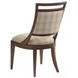 Driscoll Silverado Beige and Brown Upholstered Side Chair