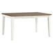Al Fresco Graphite and Whitestone 74" Extendable Rectangular Dining Table